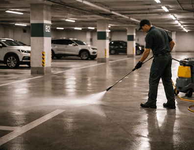 Kapalı Otopark Yıkama